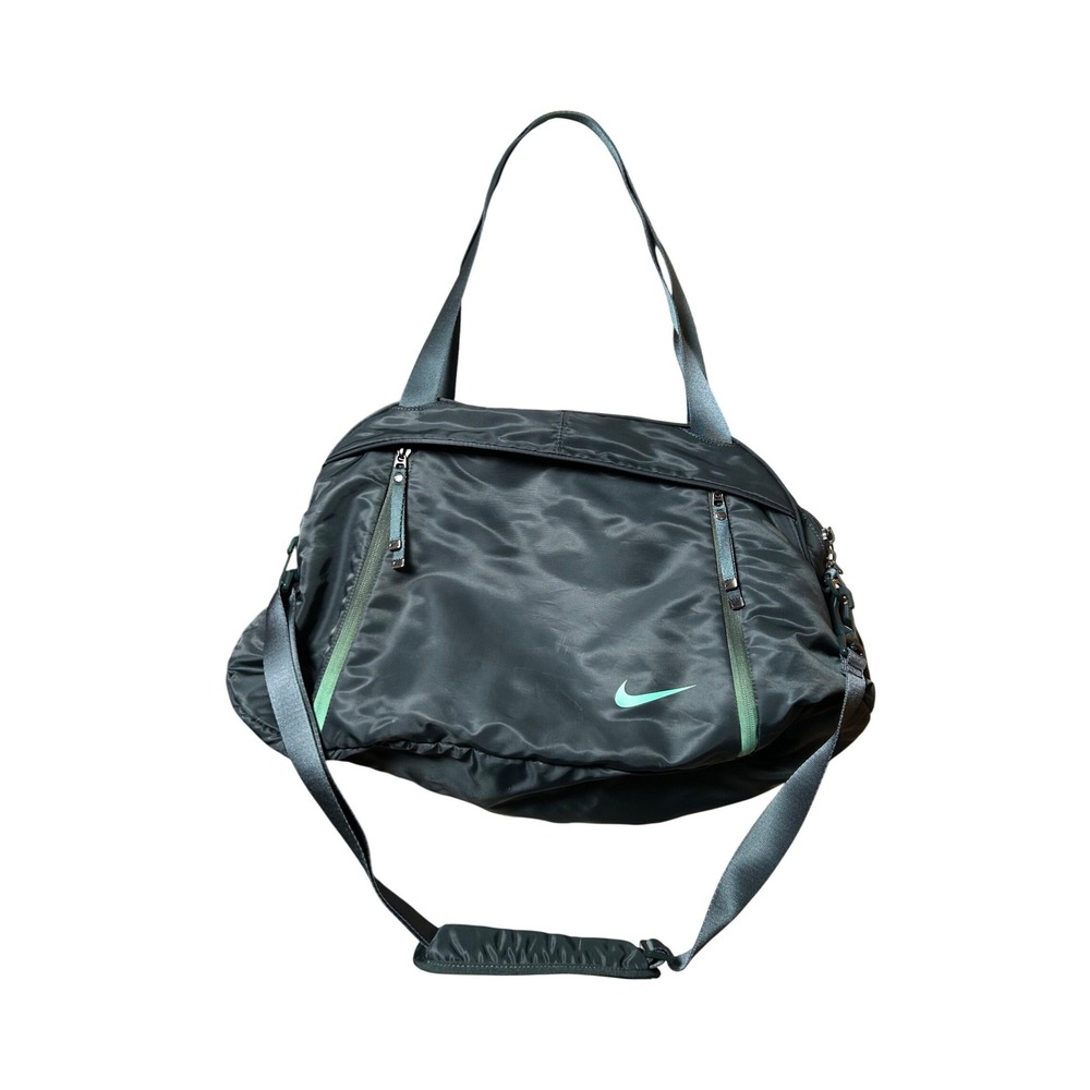 Nike Women Gym‎ Duffel Bag Green Training Travel Workout Sports